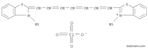 Molecular Structure of 22268-66-2 (3,3'-DIETHYLTHIATRICARBOCYANINE PERCHLORATE)
